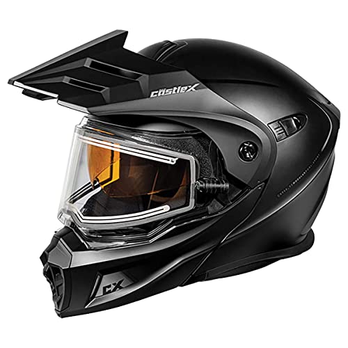 Castle X CX950 V2 Modular Electric Snow Helmet (Matte Black - Large)