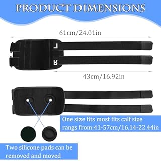 Diyxisk Fascia per Nervo Sciatico Massaggio Sciatica Ginocchiera Sciatica Polpaccera Compressione Uomo Adatto per Lavoro D'ufficio Passeggiate o Attività Fisica Leggera