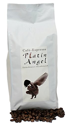 Espresso/café - granos de café descafeinado "Platin Angel" (1000 g, en Grano)