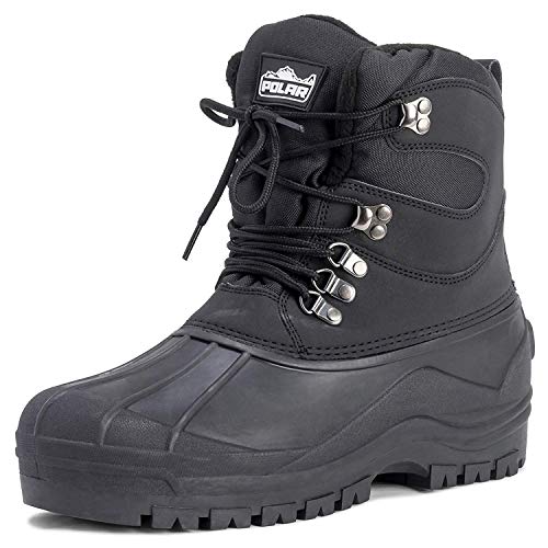 Mens Snow Waterproof Duck Hiking Bean Hiker Walking Short Ankle Boots