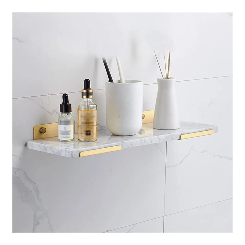 TXGJWRA Marble Style Wall Mounted Floating Shelves Shower Caddy for Bathroom and Kitchen Stylish Beautiful Sturdy Durable Cosmetics
