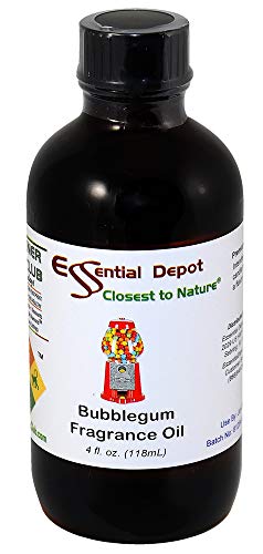 Bubblegum Fragrance Oil - 4 oz - Supplied in 4 oz. Amber Glass Bottle with Black Phenolic Cone Lined and Safety Sealed Cap.