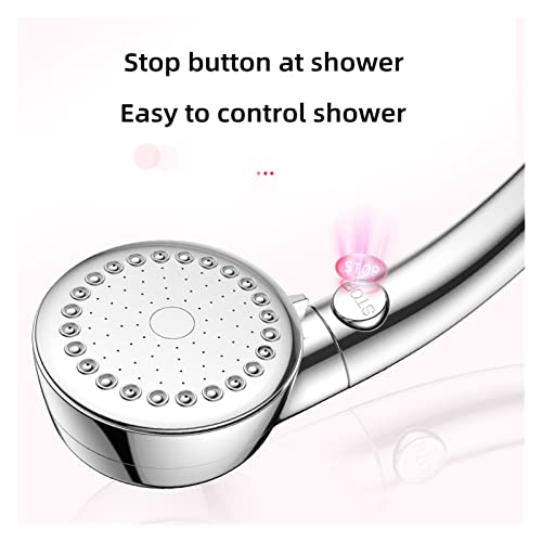 Pommeau de douche effet de pluie avec douchette à main haute pression multifonction - 5