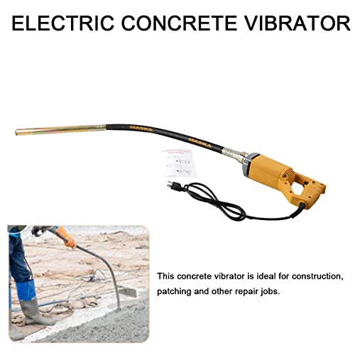 Ewanyo Electric Hand Held Power Concrete Vibrator 800W Portable Concrete Vibrator Concrete Vibrating Power Tool With 1.2M (4.9Ft) Copper Shaft Rod For Industrial Concrete Construction #TOP6