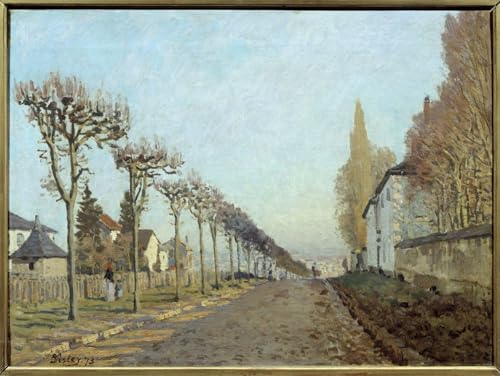 Affiche impression d'art Alfred Sisley paysage Louveciennes image sur toile 60x90