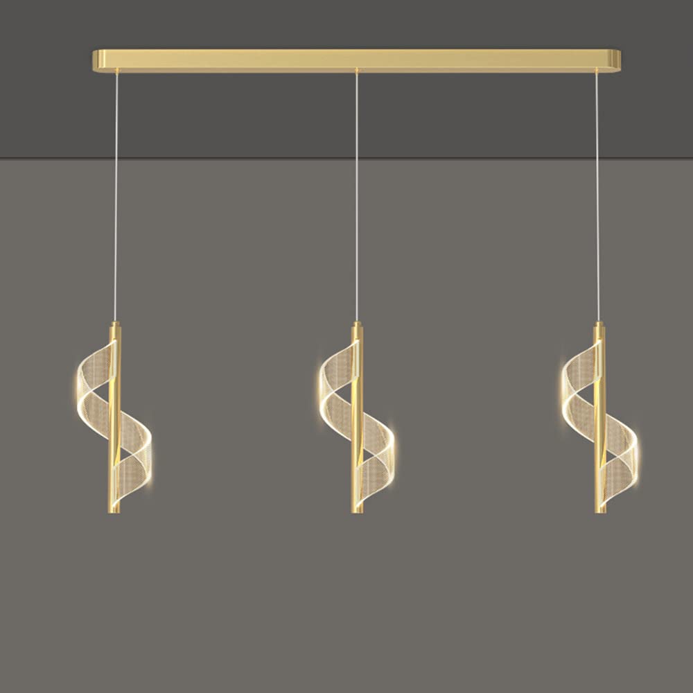 Suspension spirale LED modernisant votre intérieur grâce à sa diffusion acrylique innovante