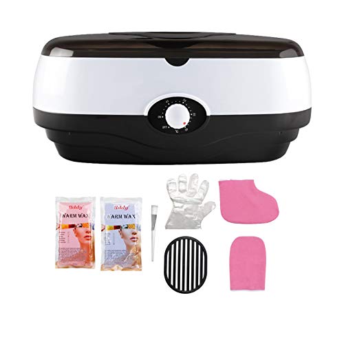 GDAFF 4000ml Baños de Parafina Cera Baño, Calentador de Parafina para Manos y Pies con Máquina Accesorios, Alimenta la Piel con Humedad Parafina Baño de Cera Máquina Black