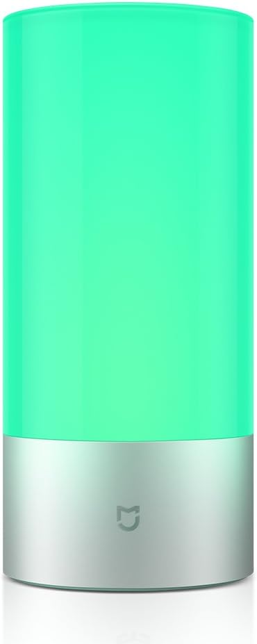 Mi Bedside Lamp, Touch & Wi-Fi Control Table Lamp, Dimmable RGB Color Changing (US Version with Warranty)
