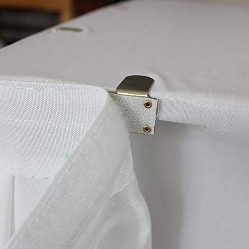 Balsa Circle 12 pcs 2-Inch Metal Table Skirt Clips with for Wedding Party Events Decorations Kitchen Dining