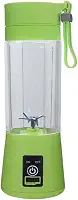 Mini Liquidificador Garrafa Portátil Mixer Juice Para Shake USB Recarregável 6 Lâminas Cup Coqueteleira Eletrica Sem Fio Frutas Whey Suco Academia Premium Marca LC Pagotti (VERDE)