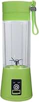 Mini Liquidificador Garrafa Portátil Mixer Juice Para Shake USB Recarregável 6 Lâminas Cup Coqueteleira Eletrica Sem Fio Frutas Whey Suco Academia Premium Marca LC Pagotti (VERDE)