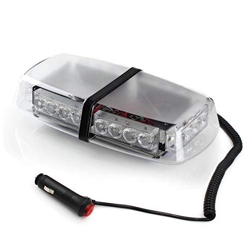 Foxcid Amber 24 Led Construction Car Vehicle Safety Snow Plow Safety Strobe Dash Flashing Mini Light Bar #TOP1