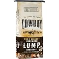 COWBOY 17208 Hardwood Lump Charcoal, 8 lb