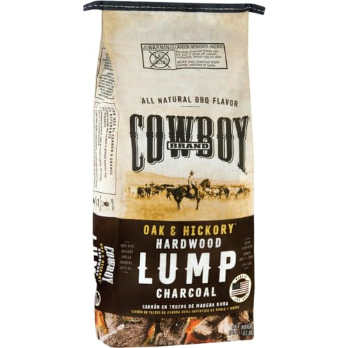 COWBOY 17208 Hardwood Lump Charcoal, 8 lb