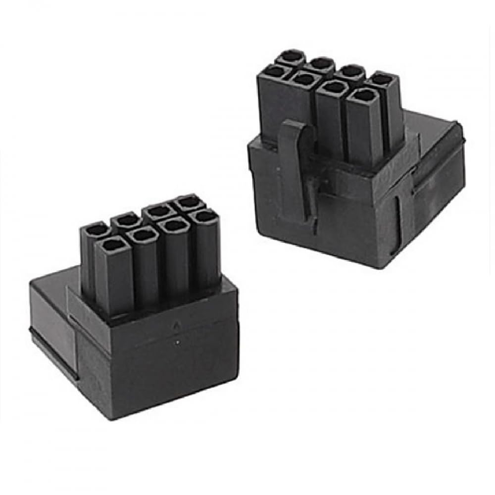 CY Adapter 2pcs/lot ATX 8P Male to Female 90 Degree Up Down Angled Power Header Adapter for GPU Graphics Card