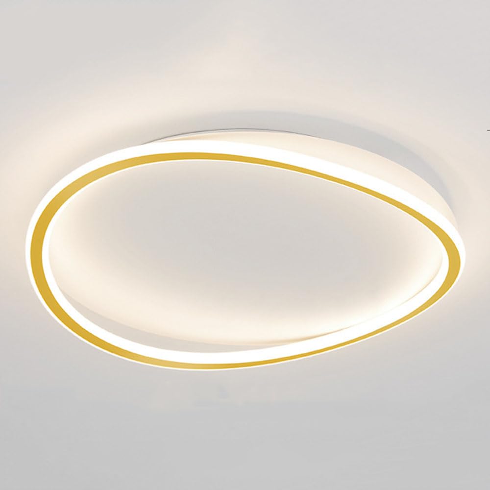 Z pilotem zdalnego sterowania lampa sufitowa LED do montażu podtynkowego nowoczesna ultra cienka lampa sufitowa do domu oszczędność energii proste oświetlenie do sypialni/mieszkania do kuchni