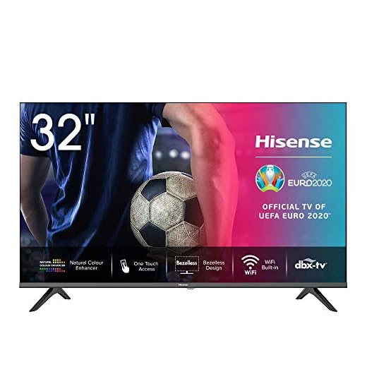 Hisense HD TV 2020 32AE5500F - Smart TV Resolución HD, Natural Color Enhancer, Dolby Audio, Vidaa U 2.5, HDMI, USB, Salida auriculares