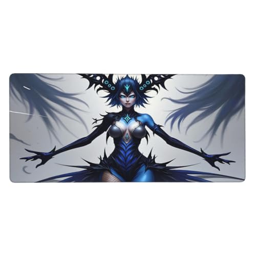 Tapis de souris de jeu résistant avec bords cousus pour protéger votre bureau en bois