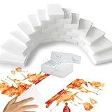 FACAIIO Esponja de limpieza de espuma de melamina, paquete de 10 unidades, limpiador de cocina y baño antiarañazos para cerámica, vidrio, estufas, duchas