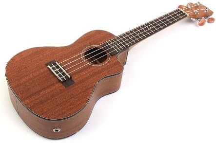 Korala Concert Ukulele: Mahogany Top Cutaway Electric/Electro Acoustic Ukelele