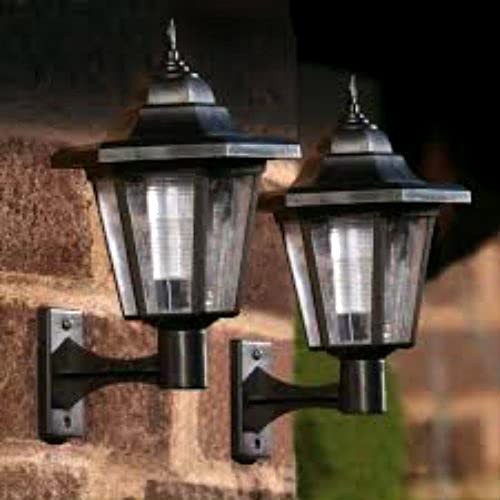 Garden Mile®, set di 4 luci solari da giardino a