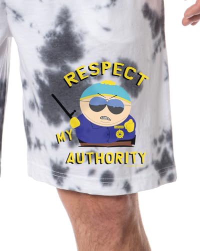 CBS Mens' South Park TV Cartman You Will Respect My Authority Sleep Pajama Shorts for Adults2
