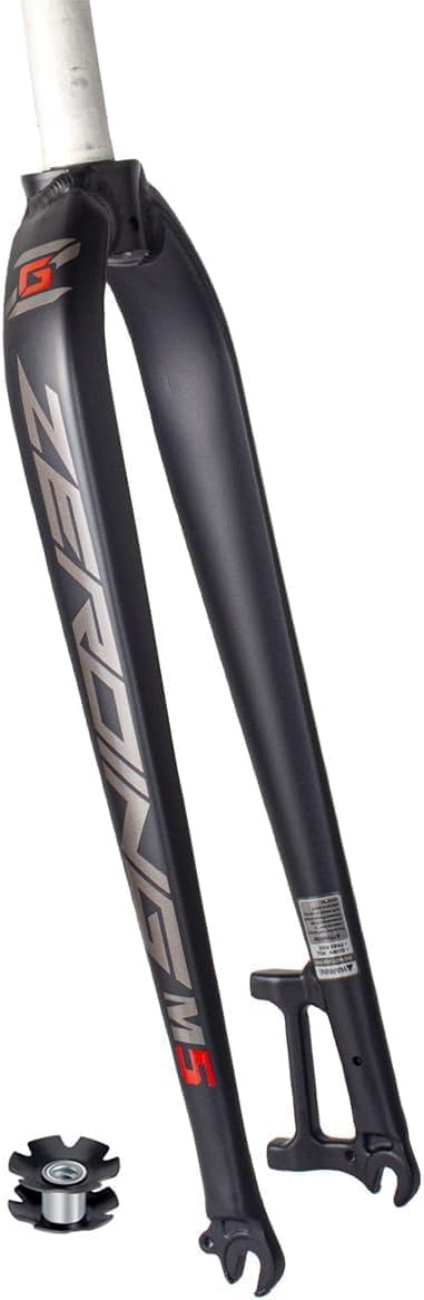 Mountain Bikes Rigid Forks 26" 27.5" 29" Universal Ultralight Aluminum Alloy Bikes Fork 1-1/8" Straight Tube Disc Brake Front Forks 9 * 100mm Quick Release(Gray Label,27.5in)