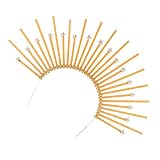 corona de la virgen maria auxiliadora Diadema de disfraz: la pinza para el cabello es cómoda de usar y no irrita la piel. accesorios