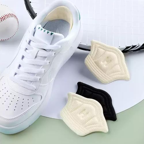LUCKDANO Almohadillas de Cojín del Talón, Insertos Espuma Elásticos 2 Pares para Hombres y Mujeres, Alivio Adhesivo Forros Gel, Ampollas, Prevención Callos, la Mayoría los Zapatos (6)