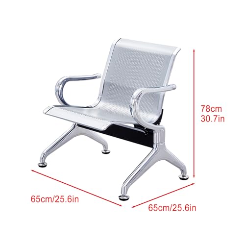 Silla de invitados ergonómica que soluciona problemas de espacio 2 plazas 3