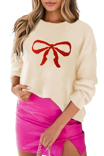 Image of LEMAFER Women 2026 Merry Christmas Round Neck Sequin Letters Sweater Casual Solid Slogan Long Sleeve Pullover Sweatshirt Tops