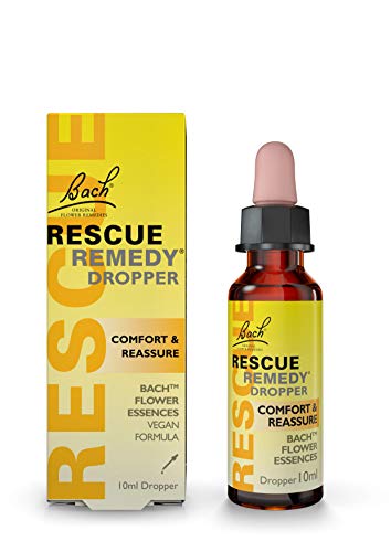 RESCUE REMEDY Dropper, 10mL, Natural Homeopathic Stress Relief - GAPS Protocol Help