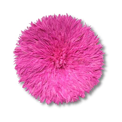 Chapeau Juju Bamiléké authentique en plumes naturelles pour decoration haut de gamme
