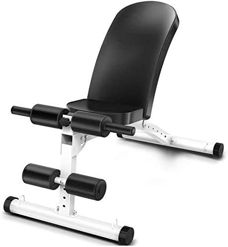 ALYR Ajustable Banco de Pesas, Banco con MusculacióN Multiusos Banco de Abdominales/Banco de Entrenamiento/Tablero Supino/Banco Fitness para Whole Body Ejercicio,Black