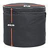 JunZheHub Storage Bag for Tom, Zippered, Made of Black Oxford Cloth, Waterproof, Thick, Portable, Carrying Case for, for 16in Floor Tom #5