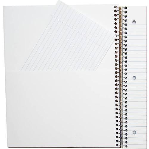 Top Flight Wired 1-Subject Notebook, 100 Sheet - Thumbnail 4