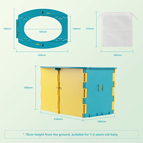 CPROSP Vasino da Viaggio per Bambini Pieghevole