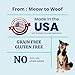 Meow Woof Freeze Dried Chicken Liver Dog Treats, Single Ingredient, High Protein Natural Dog Treats, Grain Free Training Treats for Dogs & Puppies, Freeze Dried Liver Treats, 113g