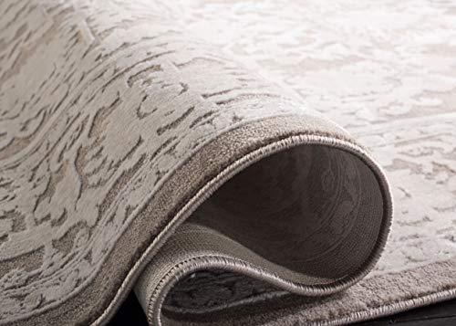 Tapete corredor SAFAVIEH Reflection Collection beige y crema miniatura 6