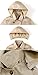 Chrisuno Womens Mid Length Trench Coats Dressy Coat Double-Breasted Waterproof Double Breasted Windbreaker Classic Belted Lapel Overcoat with Removable Hood Khaki L