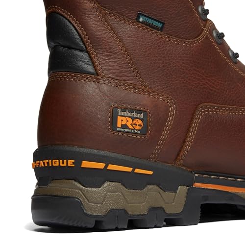 Image of Timberland PRO Men's Boondock 8 inch Composite Toe Puncture Resistant Waterproof Industrial Boot