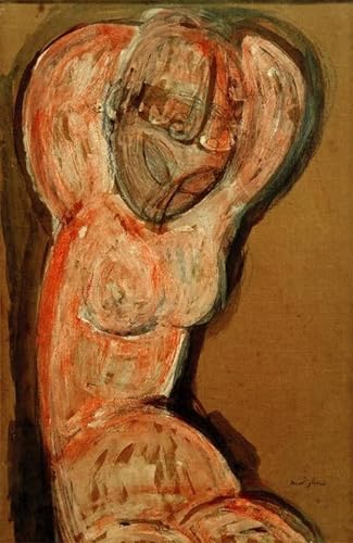 Impression d'affiches Karyatide d'Amedeo Modigliani toile haute définition 60x90cm
