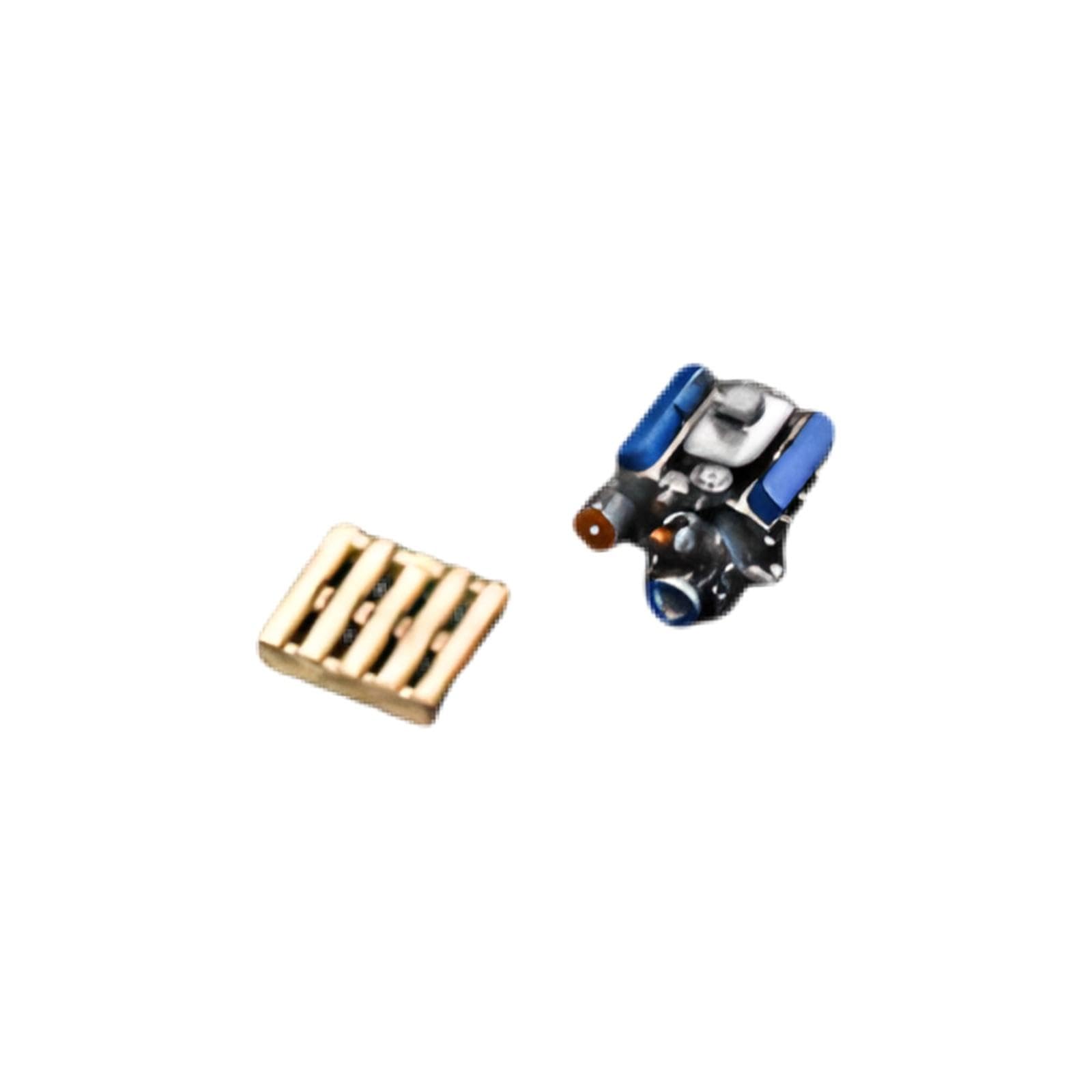 FytStycale Accessoire de Décor de Garage pour Diorama à L'échelle 1:64 : Mini-modèle de Moteur, Accessoire de Réparation pour Micro-, Gare Ferroviaire, Bleu