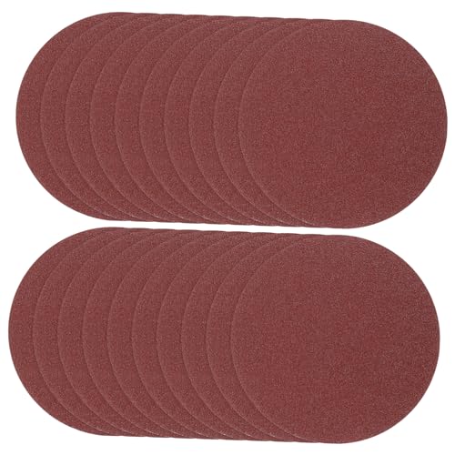 OSALADI 100pcs Sanding Discs Adhesive Pads for 80 Grit Sandpaper Pad for Car Paint Fine Sandpaper Round Sanding Discs