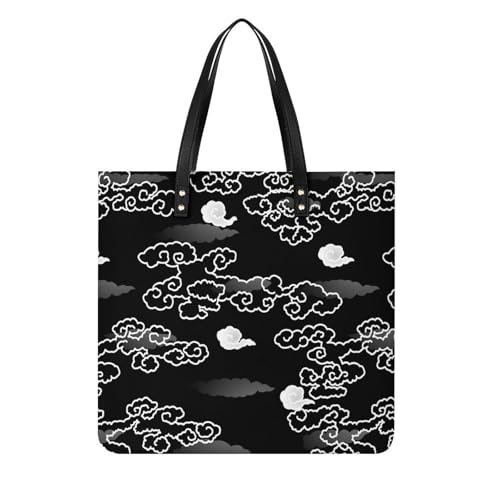 Sac à main japonais chic et grand tote bag de voyage pour femme moderne 39x39cm