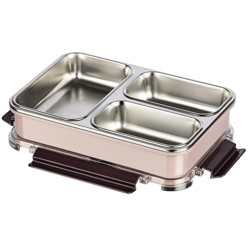 Image of Polyset Munch Mate 800 3 PARTITION - Turkey Beige PU Insulated Lunch Box with Partitions | Keeps Food Warm | Office & School Pack of 1 800ml