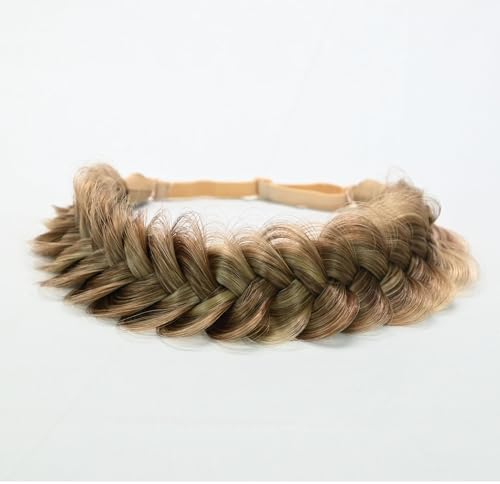 FASCIA CAPELLI IN FIBRA CON TRECCIA BIONDA/ CASTANA - Gistyle - Foto 8