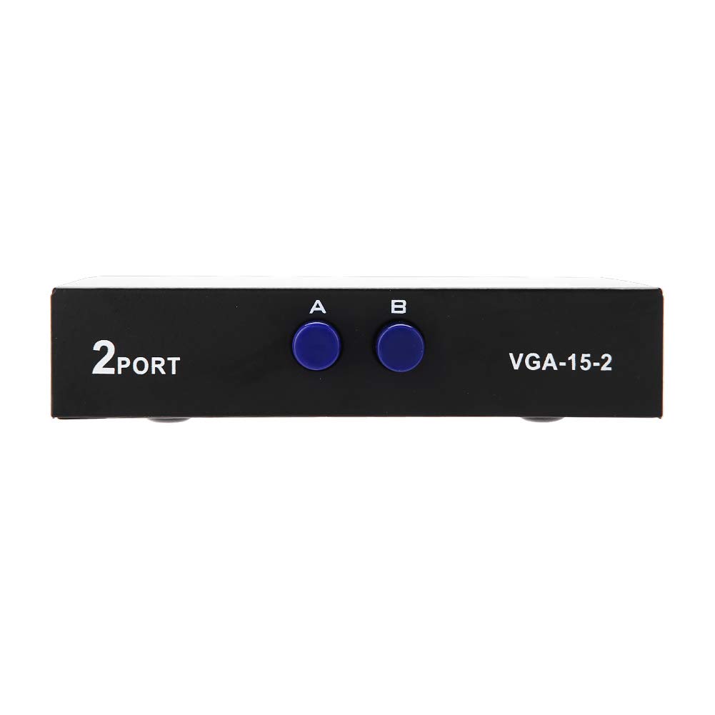 VGA VGA Box 2 w 1 Out VGA Splitter Synchronizacja Danych Monitora VGA Rozdzielacz VGA