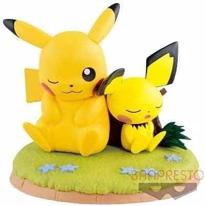 Amazon ポケットモンスター くつろぎタイム ピカチュウ ピチューフィギュア 全1種 フィギュア ドール 通販