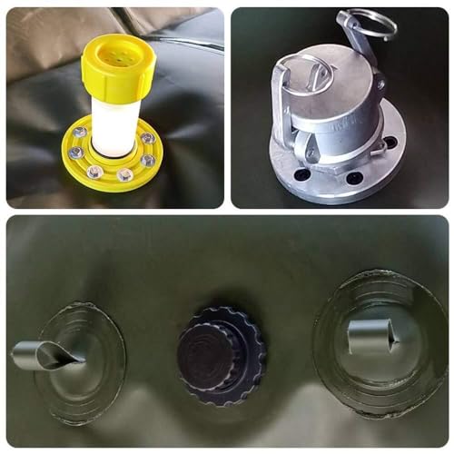 Récupérateur d'eau de pluie pliable grand volume avec robinet extérieur